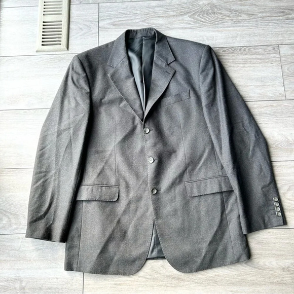 Loewe Dark Grey Wool Blend Sport Coat Blazer - Picture 3 of 16